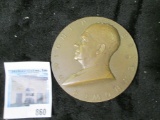 3 inch Bronze Dwight D. Eisenhower inaugural medal