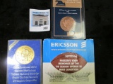 3 Charlotte NC related medals, Ericsson Stadium Panthers vs Falcons 1998 & Panthers vs Steelers 1999