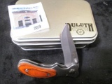 Duluth Trading Co pocket knife in original box