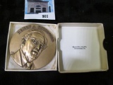 BOGO - Buy One Get One! Pair of 2, 2 1/2 inch bronze Henry A Kissinger medals, statesman for world p