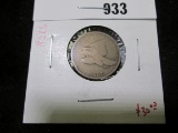 1857 Flying Eagle Cent, G, value $30