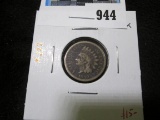 1859 Indian Head Cent, G dark, value $15+