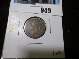 1860 Indian Head Cent, G, value $10+