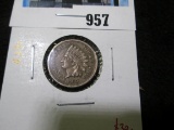1862 Indian Head Cent, VF, value $30+