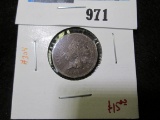 1864 Copper-Nickel Indian Head Cent, G, value $15+