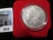 1880 P Morgan Silver Dollar in velvet-lined box with C.O.A.