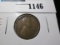 1926-S Lincoln Cent, F, low mintage semi-key date, value $13