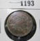 1865 2 Cent Piece, G with lacquer, value $12+