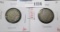 Pair of V Nickels - 1912 F+ & 1912-D F value for pair $20+