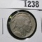1913 Type 1 MOUND Buffalo Nickel, VF/XF, value $20-$25+