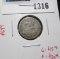 1891 Seated Liberty Dime, VG, G value $15, F value $20