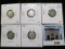 Group of 5 Barber Dimes, 1902, 1912, 1914, 1916 G; 1908 VG, group value $21+