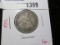 1853 Arrows & Rays Seated Liberty Quarter, VF, value $50+