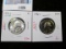 Pair of 2 Washington Quarters - 1976-S 40% SILVER BU & 1976-S PROOF, value for pair $12+