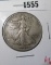 1943 Walking Liberty Half Dollar, VF, value $16+
