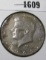 1966 Kennedy Half Dollar, BU toned, value $10+