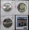 Group of 3 Kennedy Half Dollars, 1996-D, 2009-P, 2010-P, all BU from Mint Sets, group value $9+