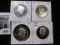 Group of 4 Kennedy Half Dollars, (2) 1976-S, 1977-S & 1979-S type 1, all PROOF, group value $19+