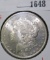 1880-S Morgan Silver Dollar, BU, value $99