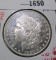 1880-S Morgan Silver Dollar, BU Proof-Like, MS63 value $65, MS65 value $170