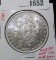 1881-O Morgan Silver Dollar, BU, MS63 value $75, MS64 value $190, MS65 value $1400