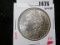 1887 Morgan Silver Dollar, BU toned, value $75+