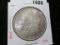 1888 Morgan Silver Dollar, AU, value $39+