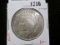 1922 Peace Silver Dollar, BU toned, value $50+