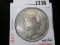 1924 Peace Silver Dollar, BU, MS64 value $60, MS65 value $125