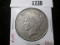 1926 Peace Silver Dollar, XF, value $32+