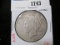 1926-S Peace Silver Dollar, AU, value $38+