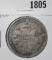 1893 Columbian Exposition Commemorative Half Dollar, XF/AU, value $20+