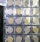 Group of 20 mixed casino tokens, all dollar slot tokens, value $20+