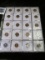 Group of 55 Counter-stamped Lincoln Cents, group value $27+