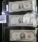 Group of 3 STAR / error replacement notes, Series 1957 $1 silver certificate & Series 1963 $2 & 1963