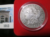 1894 O Morgan Silver Dollar in velvet-lined box with C.O.A.