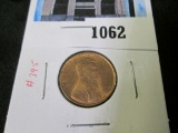 1909 VDB Lincoln Cent BU toned MS64+ RED, value $35+