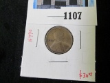 1915-S Lincoln Cent, F, value $30+