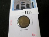 1917 Lincoln Cent, AU, value $10+