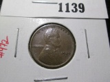 1924-S Lincoln Cent, XF, tough grade for date, value $20+