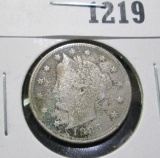 1883 with Cents V Nickel, G, tougher variety than NO CENTS, G value $20