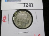 1916 Buffalo Nickel, VF, value $10+