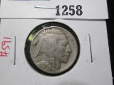 1931-S Buffalo Nickel, VG, value $16+