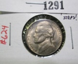 1950-D Jefferson Nickel, BU MS64+ FULL STEPS, key date, value $18+