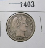 1897 Barber Quarter, VF, value $40+