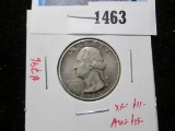 1932 Washington Quarter, XF/AU, XF value $11, AU value $15
