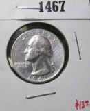 1941-D Washington Quarter, AU, value $13+