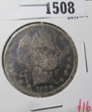 1908-O Barber Half Dollar, G dark, value $16+