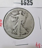 1920 Walking Liberty Half Dollar, G, value $18+