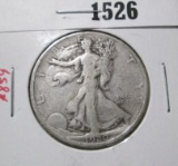 1920 Walking Liberty Half Dollar, VG/F, value $20+